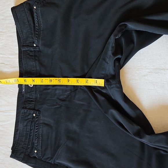 White House Black Market Crop Straight Leg Pants Casual Ribbon Line At Sides 12 - Picture 8 of 15